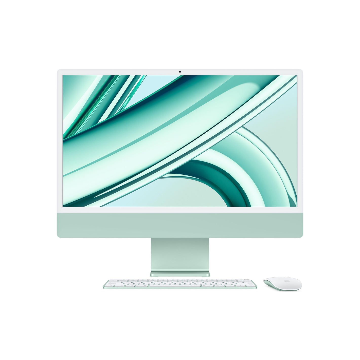 Apple iMac 24" 4,5K Chip M3 | 8 GB RAM | 256 GB SSD | CPU 8 núcleos | GPU 8 núcleos - Verde