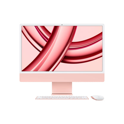 Apple iMac 24" 4,5K Chip M3 | 8 GB RAM | 256 GB SSD | CPU 8 núcleos | GPU 10 núcleos - Rosa
