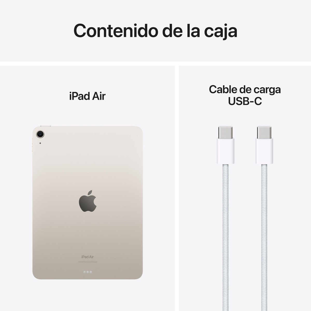 iPad Air de 11 pulgadas Wi-Fi 256 GB - Blanco estrella (M2) - Macnificos