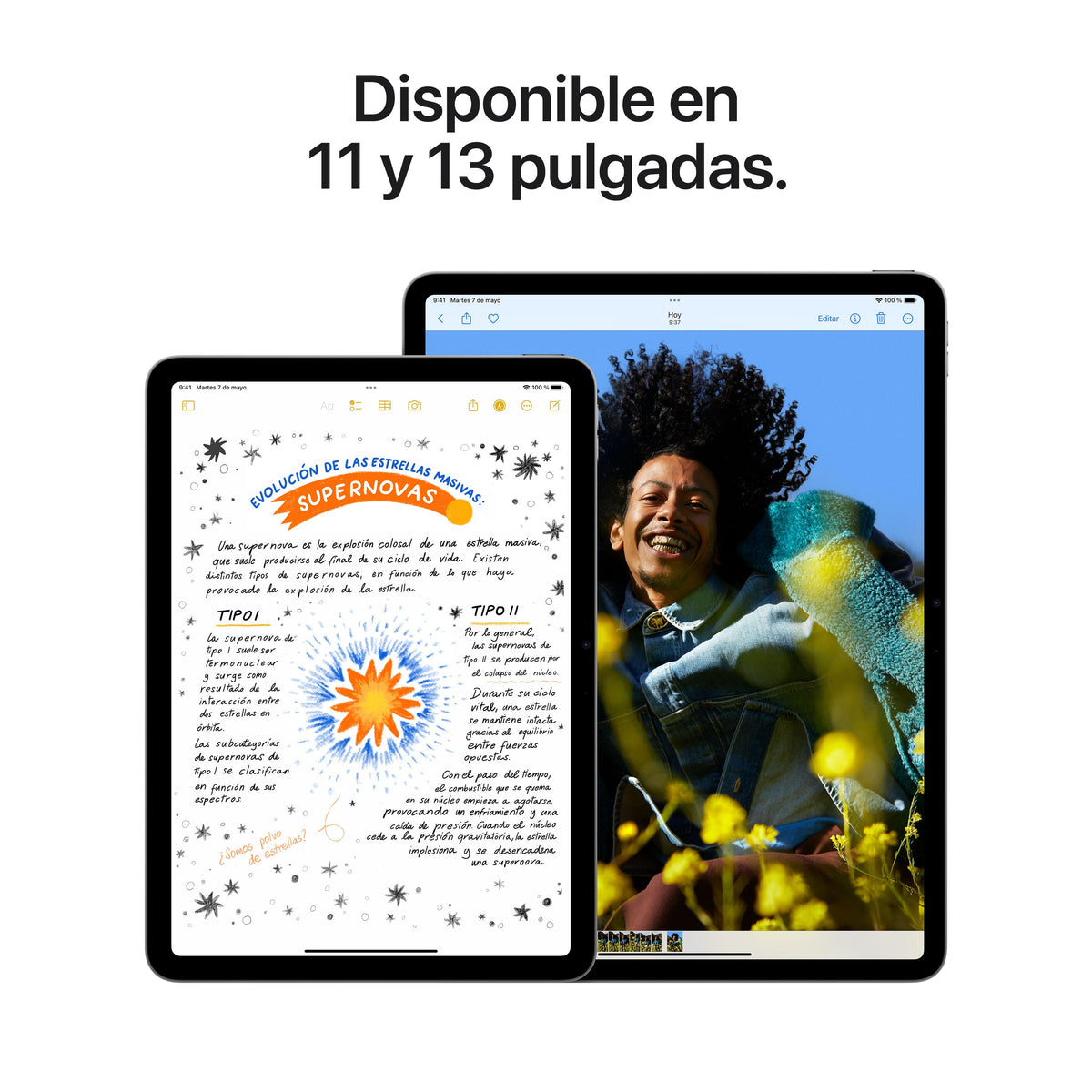 iPad Air de 13 pulgadas Wi-Fi 1 TB - Blanco estrella (M2) - Macnificos