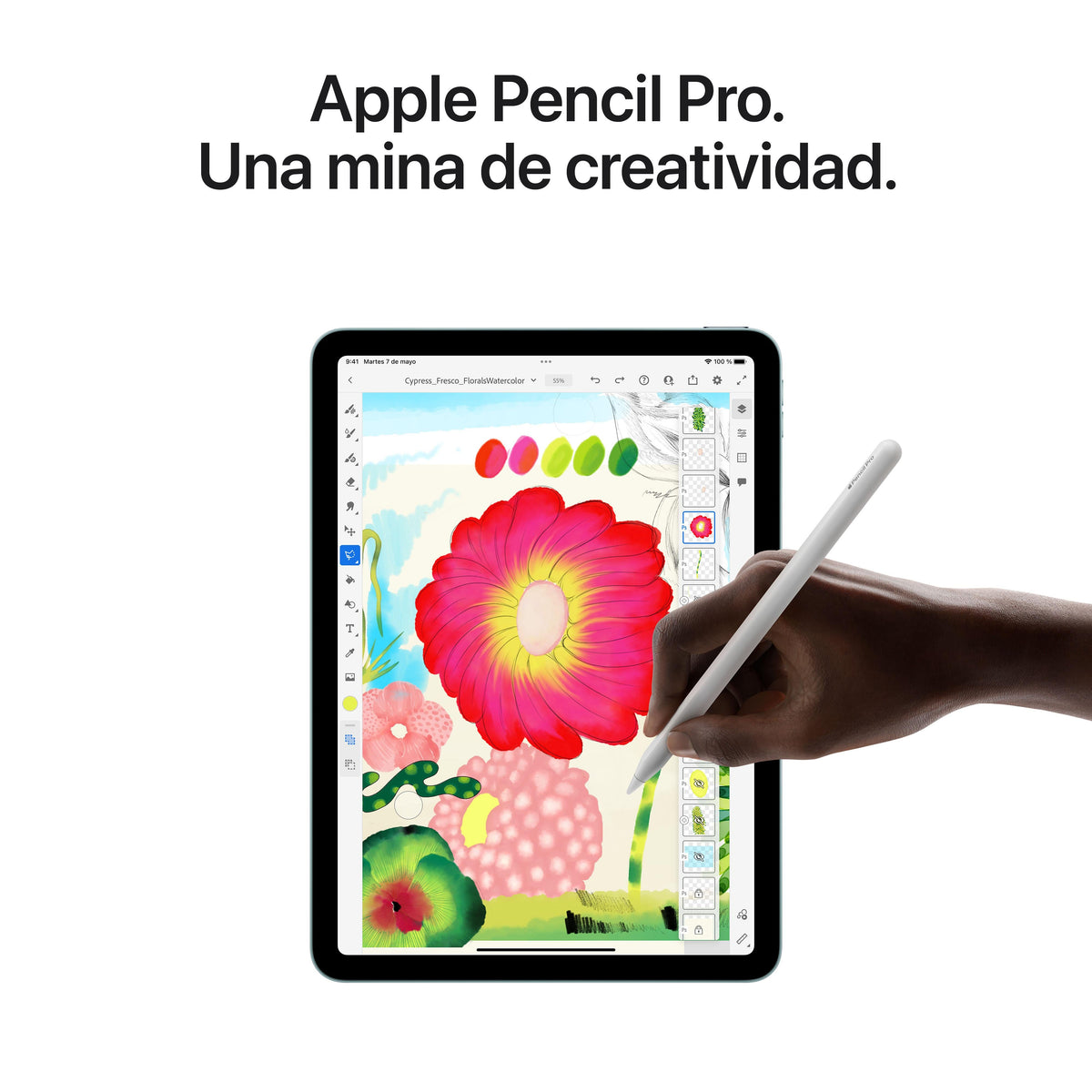 iPad Air de 13 pulgadas Wi-Fi 1 TB - Blanco estrella (M2) - Macnificos