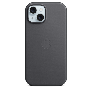 Funda de trenzado fino con MagSafe para el iPhone 15 - Negro - Macnificos