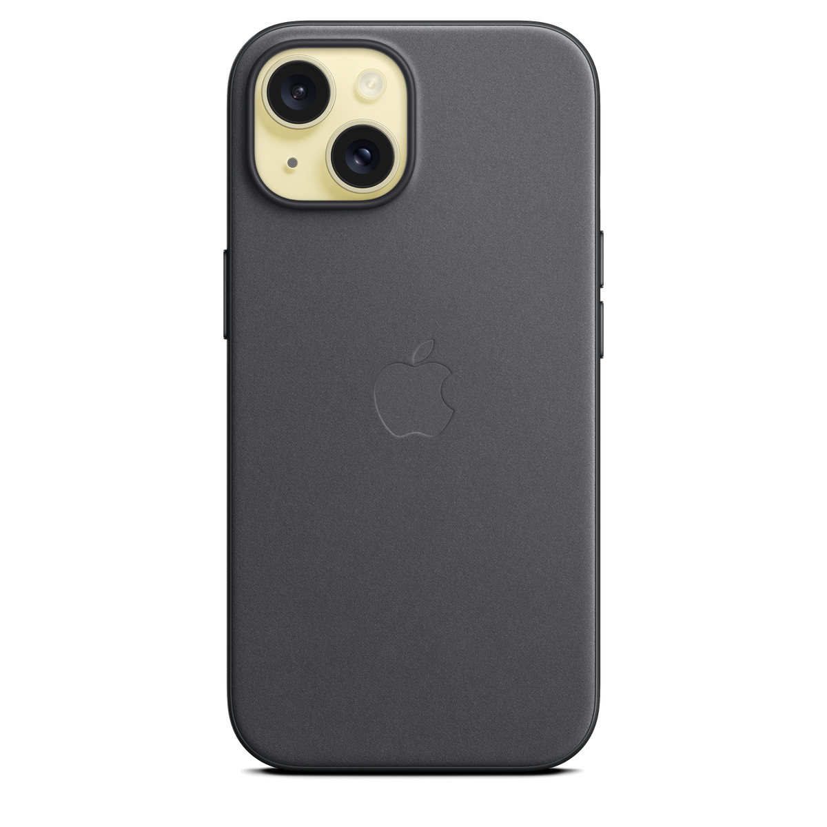 Funda de trenzado fino con MagSafe para el iPhone 15 - Negro - Macnificos