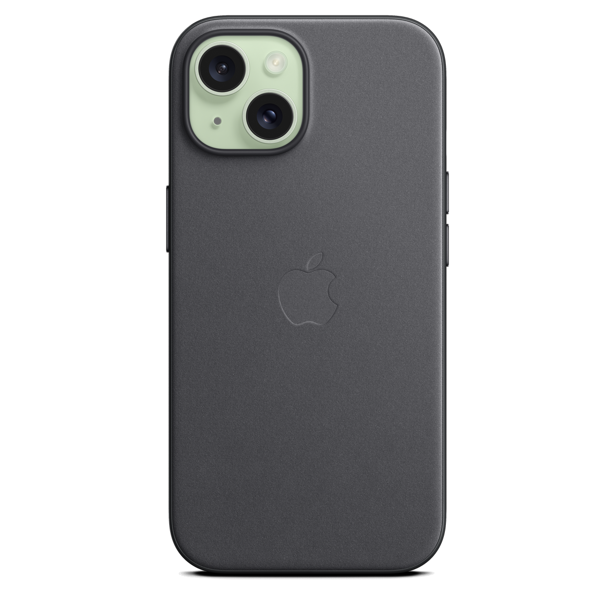 Funda de trenzado fino con MagSafe para el iPhone 15 - Negro - Macnificos