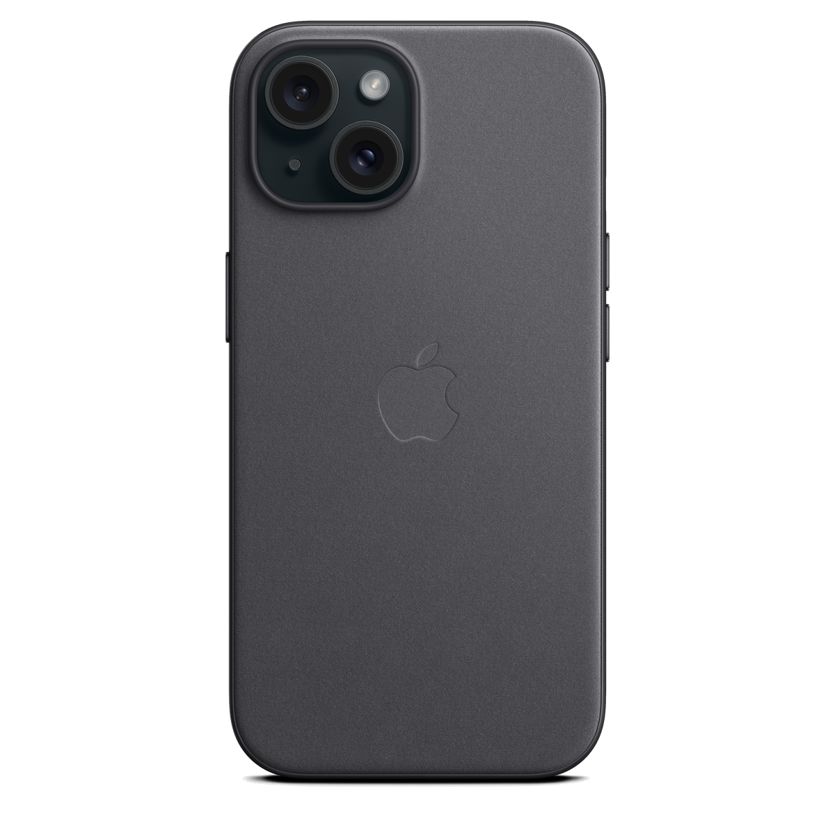 Funda de trenzado fino con MagSafe para el iPhone 15 - Negro - Macnificos