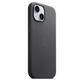 Funda de trenzado fino con MagSafe para el iPhone 15 - Negro - Macnificos