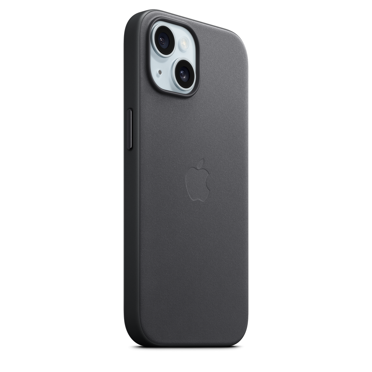 Funda de trenzado fino con MagSafe para el iPhone 15 - Negro - Macnificos