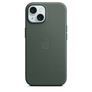 Funda de trenzado fino con MagSafe para el iPhone 15 - Verde perenne - Macnificos