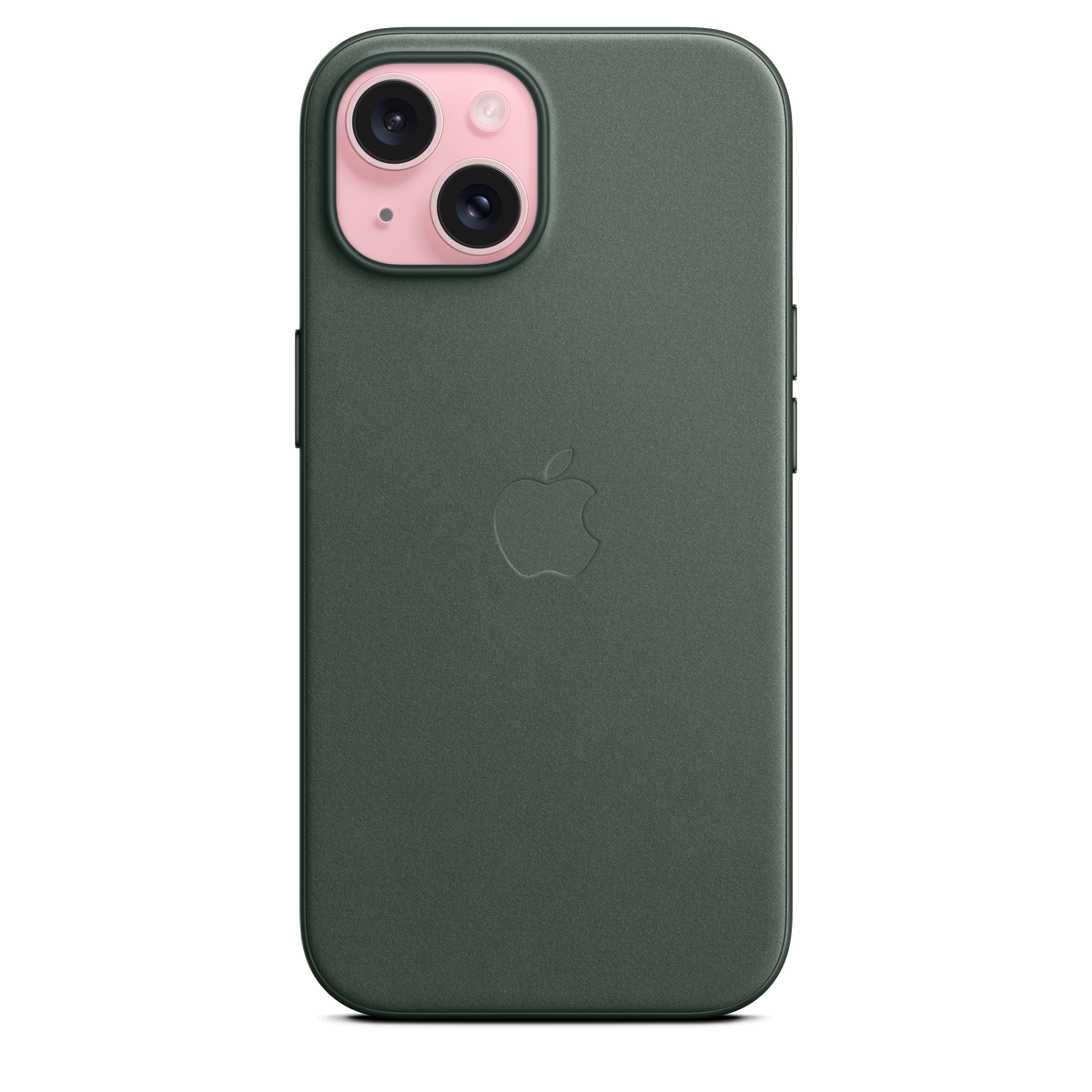 Funda de trenzado fino con MagSafe para el iPhone 15 - Verde perenne - Macnificos