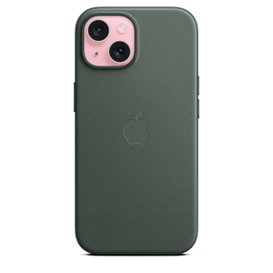Funda de trenzado fino con MagSafe para el iPhone 15 - Verde perenne - Macnificos