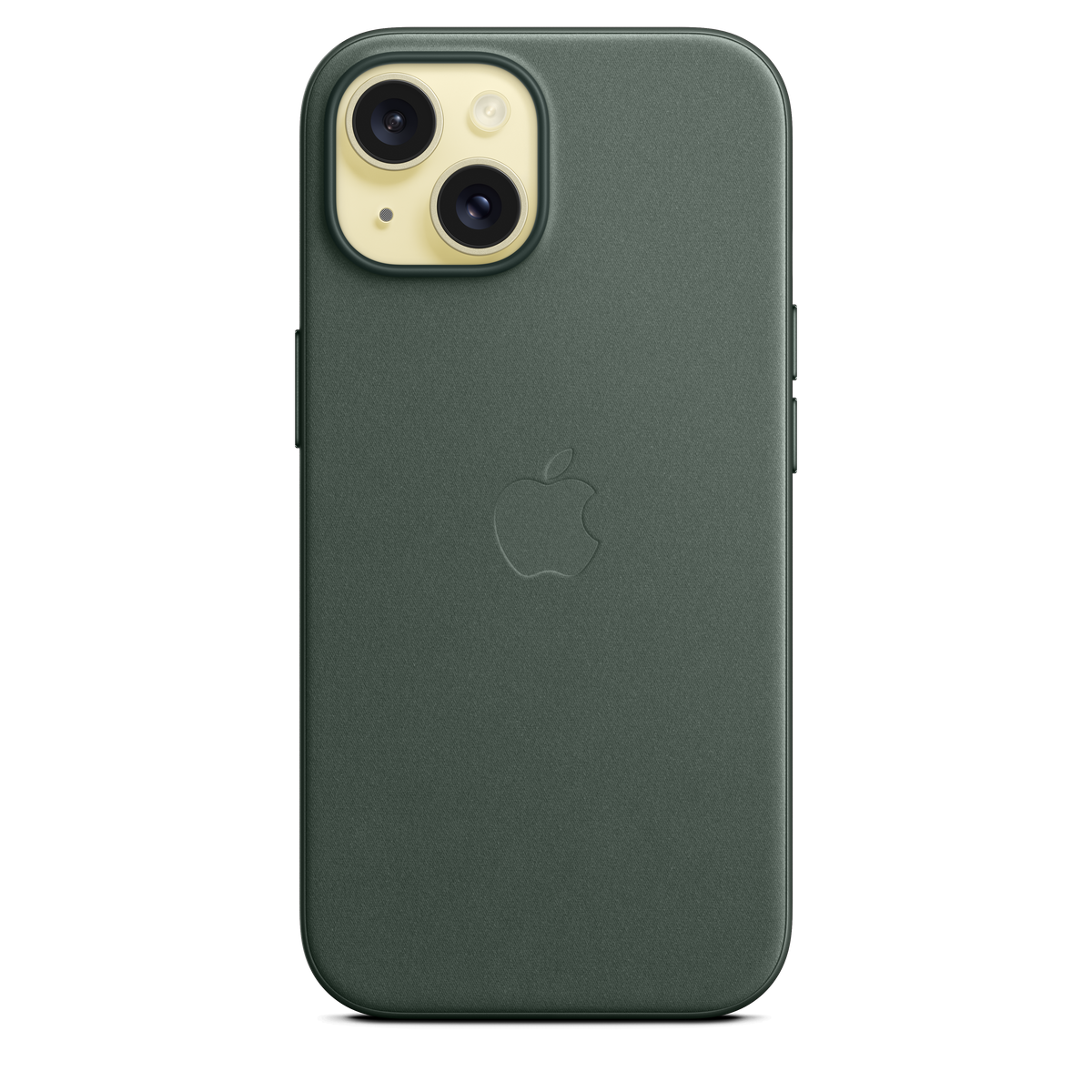 Funda de trenzado fino con MagSafe para el iPhone 15 - Verde perenne - Macnificos