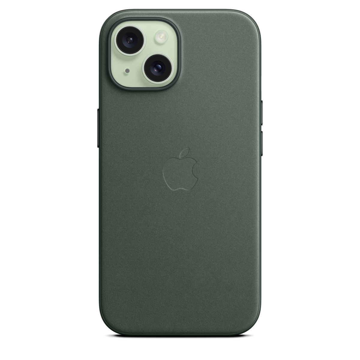 Funda de trenzado fino con MagSafe para el iPhone 15 - Verde perenne - Macnificos