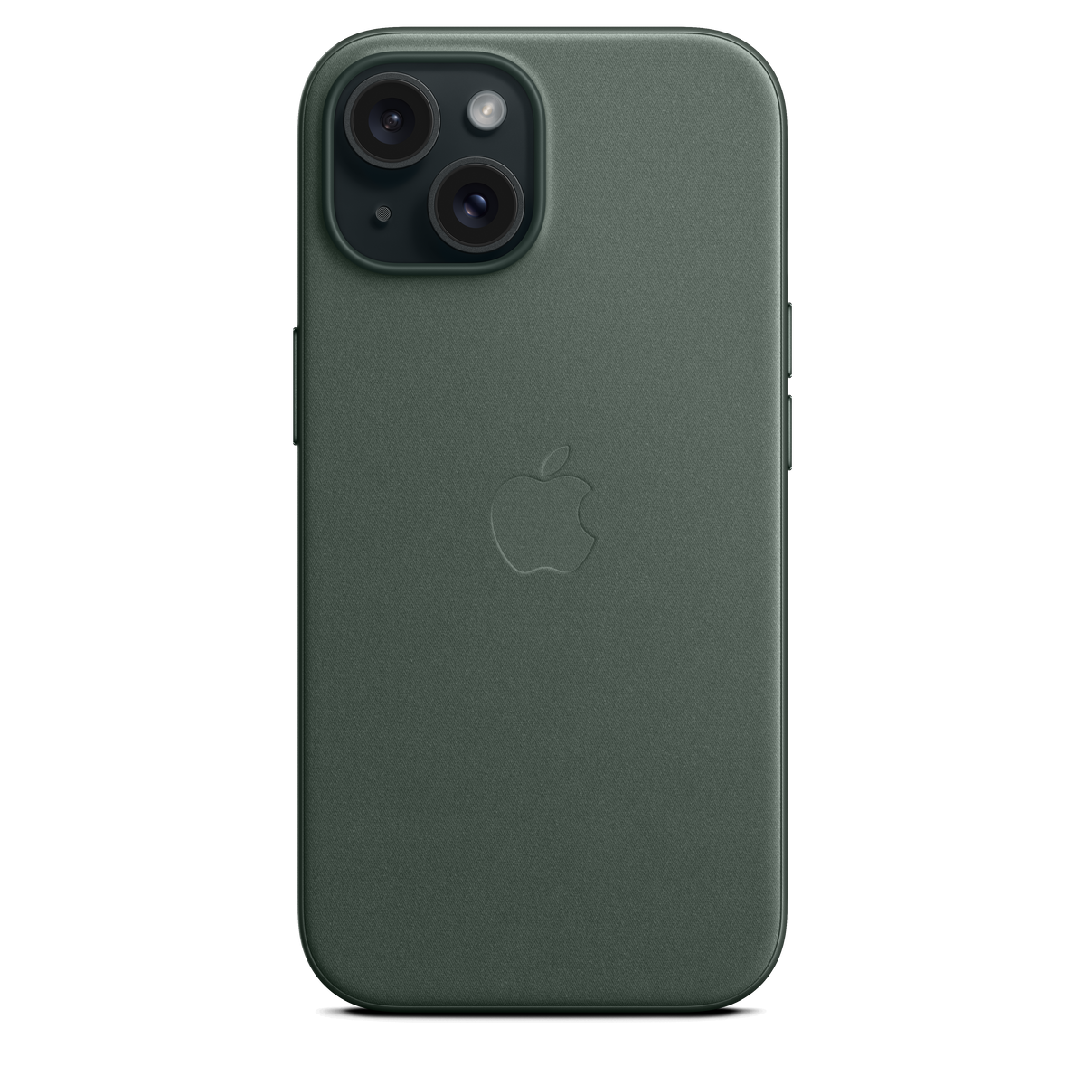 Funda de trenzado fino con MagSafe para el iPhone 15 - Verde perenne - Macnificos