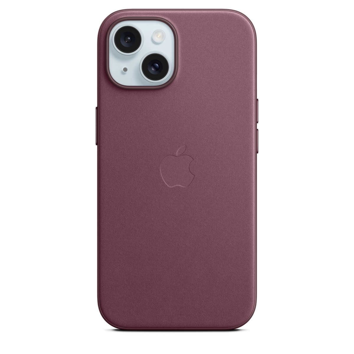 Funda de trenzado fino con MagSafe para el iPhone 15 - Rojo mora - Macnificos