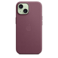 Funda de trenzado fino con MagSafe para el iPhone 15 - Rojo mora - Macnificos
