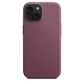 Funda de trenzado fino con MagSafe para el iPhone 15 - Rojo mora - Macnificos