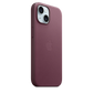 Funda de trenzado fino con MagSafe para el iPhone 15 - Rojo mora - Macnificos