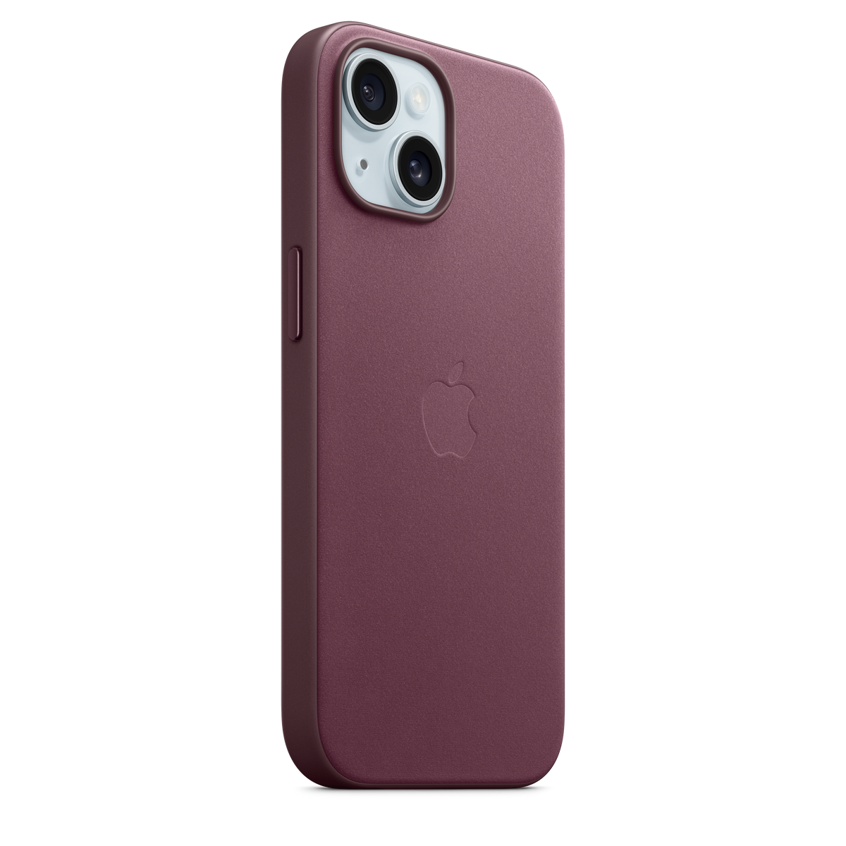 Funda de trenzado fino con MagSafe para el iPhone 15 - Rojo mora - Macnificos