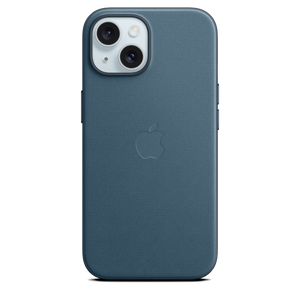 Funda de trenzado fino con MagSafe para el iPhone 15 - Azul pacífico - Macnificos
