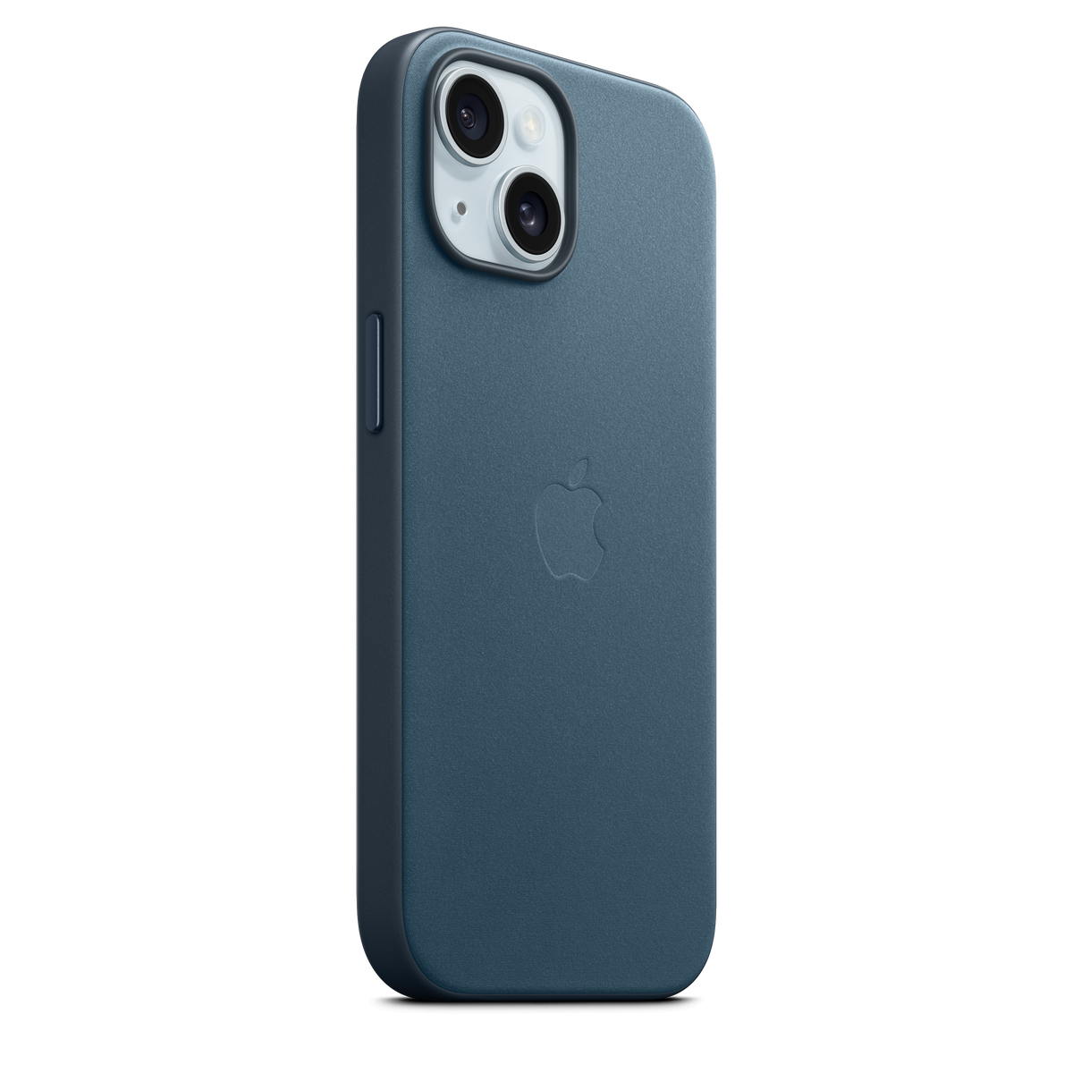 Funda de trenzado fino con MagSafe para el iPhone 15 - Azul pacífico - Macnificos