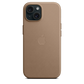 Funda de trenzado fino con MagSafe para el iPhone 15 - Marrón topo - Macnificos