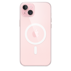 Apple Funda MagSafe para iPhone 15 Plus Transparente