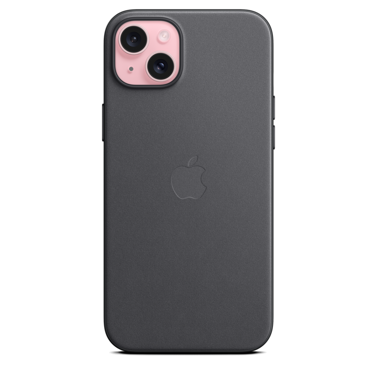 Funda de trenzado fino con MagSafe para el iPhone 15 Plus - Negro - Macnificos