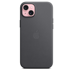 Funda de trenzado fino con MagSafe para el iPhone 15 Plus - Negro - Macnificos
