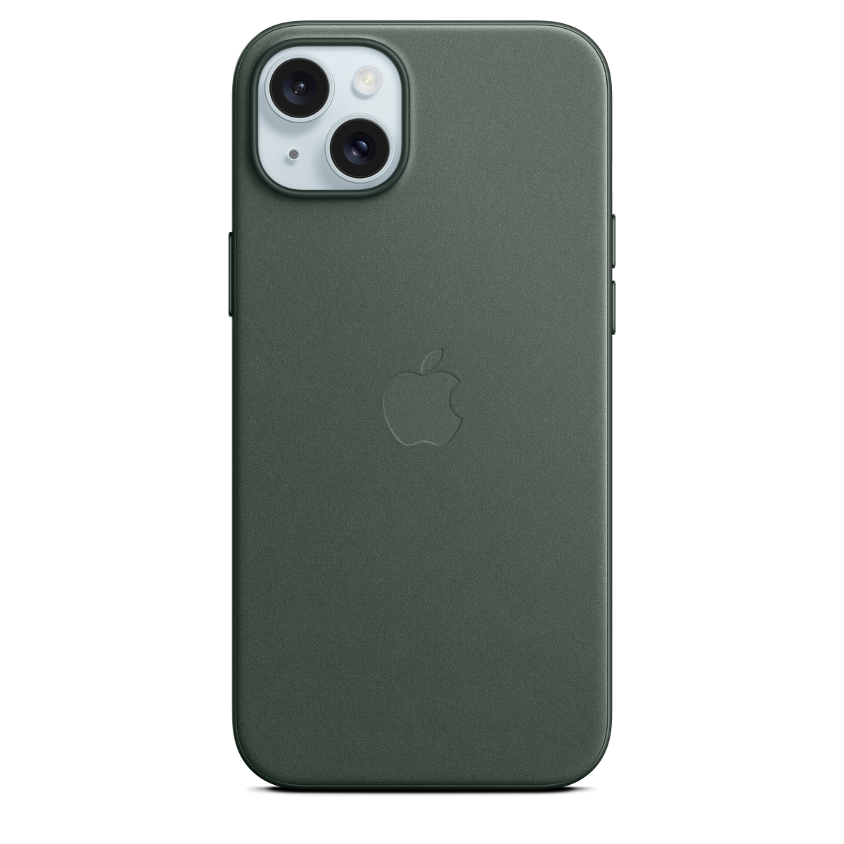 Funda de trenzado fino con MagSafe para el iPhone 15 Plus - Verde perenne - Macnificos