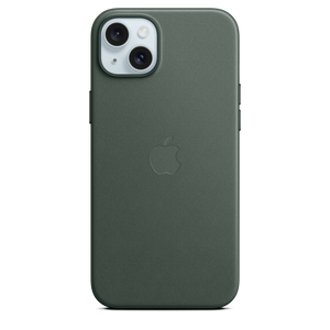Funda de trenzado fino con MagSafe para el iPhone 15 Plus - Verde perenne - Macnificos