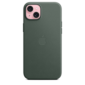 Funda de trenzado fino con MagSafe para el iPhone 15 Plus - Verde perenne - Macnificos