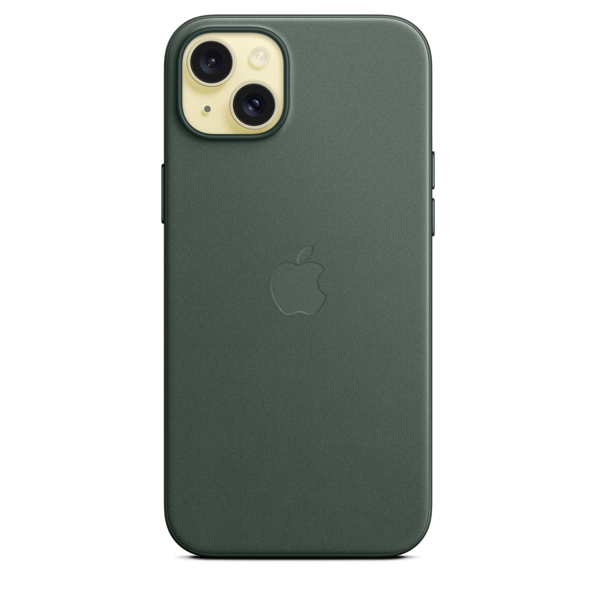 Funda de trenzado fino con MagSafe para el iPhone 15 Plus - Verde perenne - Macnificos