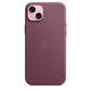 Funda de trenzado fino con MagSafe para el iPhone 15 Plus - Rojo mora - Macnificos
