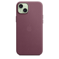 Funda de trenzado fino con MagSafe para el iPhone 15 Plus - Rojo mora - Macnificos