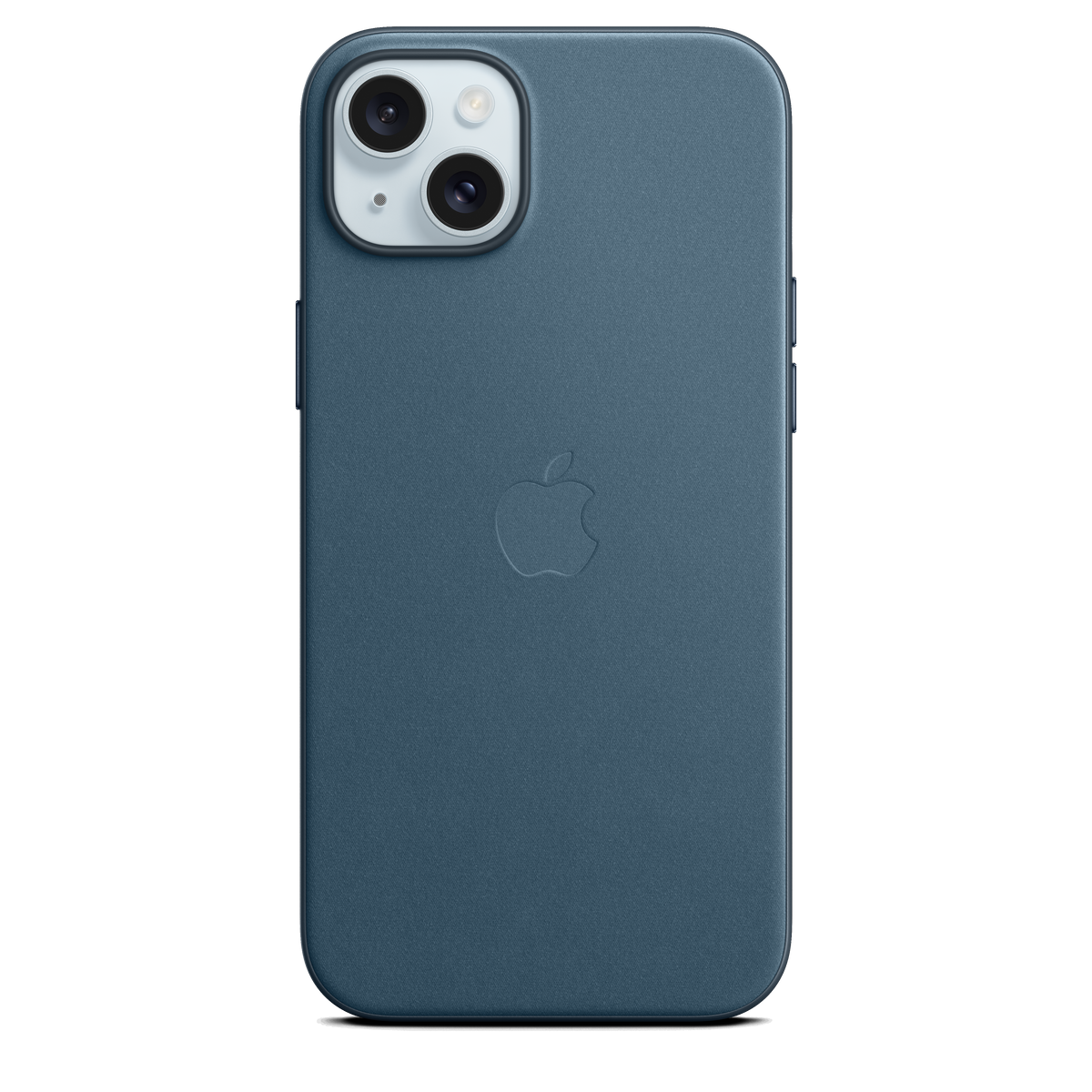Funda de trenzado fino con MagSafe para el iPhone 15 Plus - Azul pacífico - Macnificos