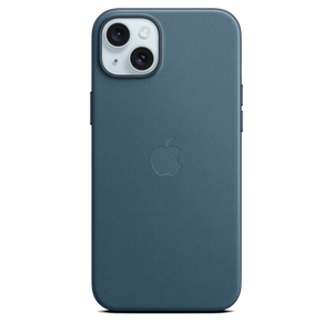 Funda de trenzado fino con MagSafe para el iPhone 15 Plus - Azul pacífico - Macnificos