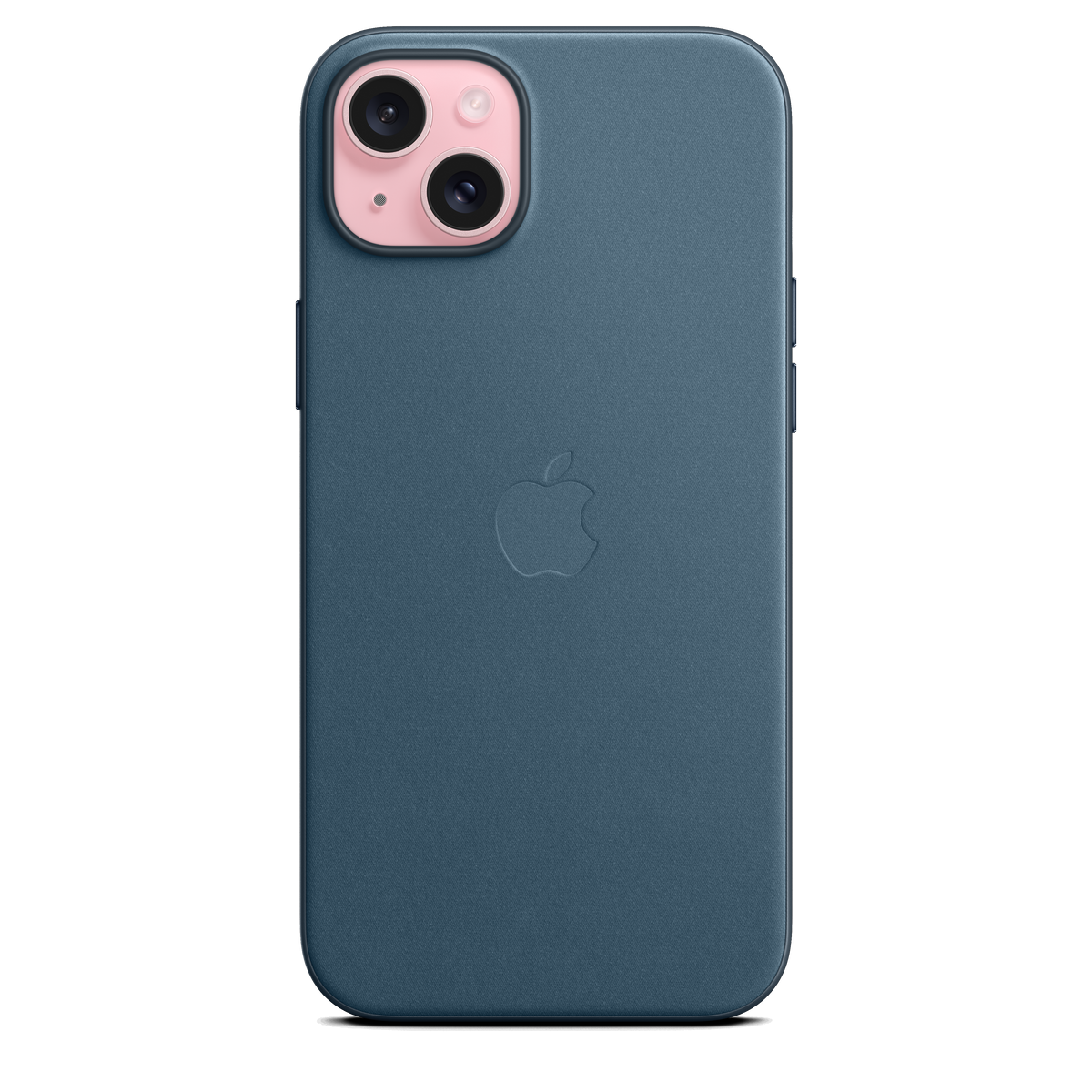 Funda de trenzado fino con MagSafe para el iPhone 15 Plus - Azul pacífico - Macnificos