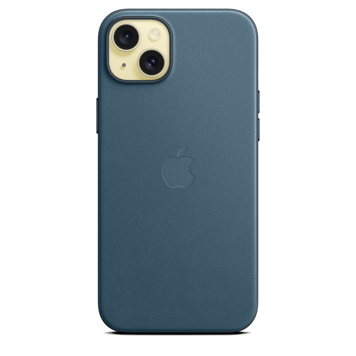 Funda de trenzado fino con MagSafe para el iPhone 15 Plus - Azul pacífico - Macnificos