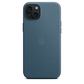 Funda de trenzado fino con MagSafe para el iPhone 15 Plus - Azul pacífico - Macnificos