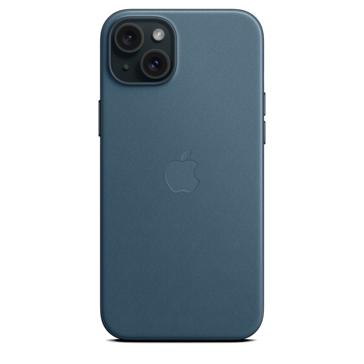 Funda de trenzado fino con MagSafe para el iPhone 15 Plus - Azul pacífico - Macnificos