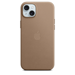 Funda de trenzado fino con MagSafe para el iPhone 15 Plus - Marrón topo - Macnificos
