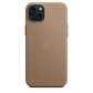 Funda de trenzado fino con MagSafe para el iPhone 15 Plus - Marrón topo - Macnificos
