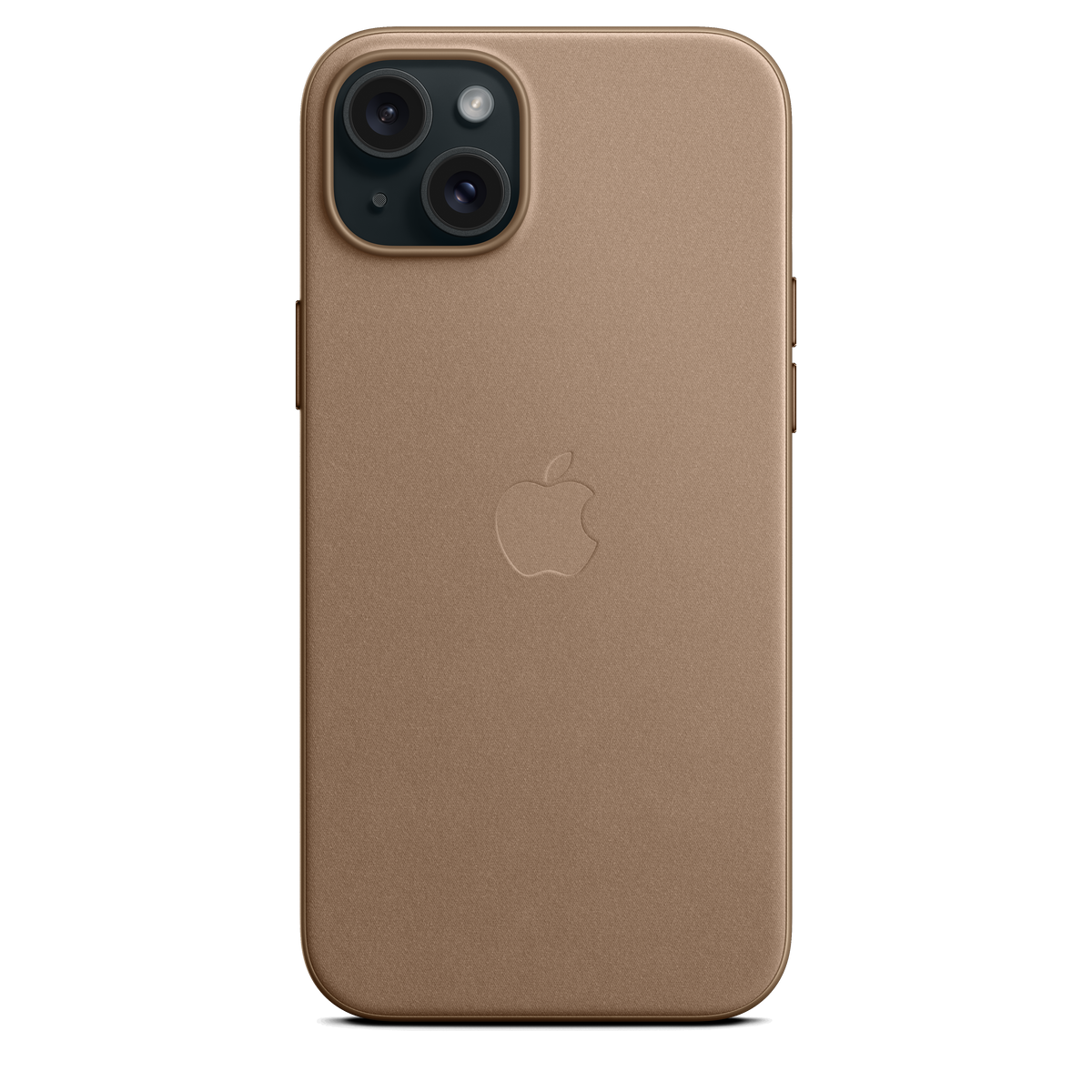 Funda de trenzado fino con MagSafe para el iPhone 15 Plus - Marrón topo - Macnificos