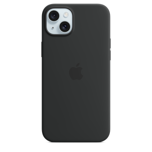 Apple Funda de Silicona MagSafe para iPhone 15 Plus Negro