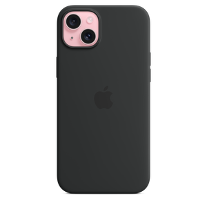 Apple Funda de Silicona MagSafe para iPhone 15 Plus Negro