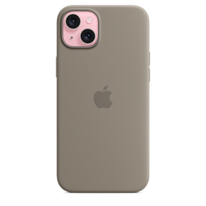 Apple Funda de Silicona MagSafe para iPhone 15 Plus Arcilla