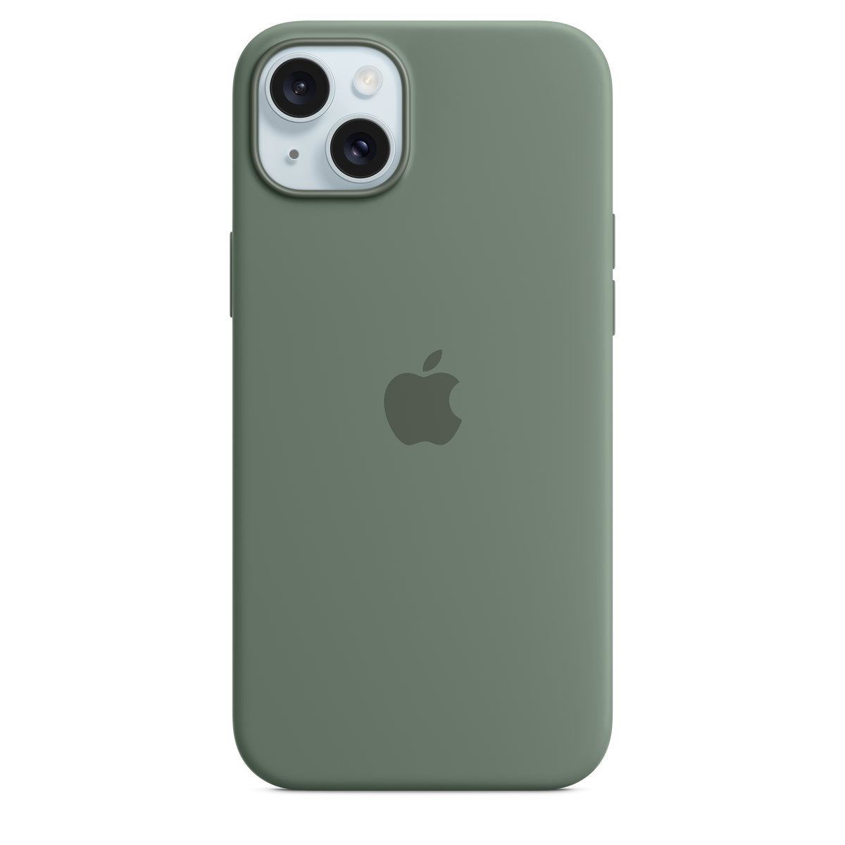 Funda de silicona con MagSafe para el iPhone 15 Plus - Ciprés - Macnificos