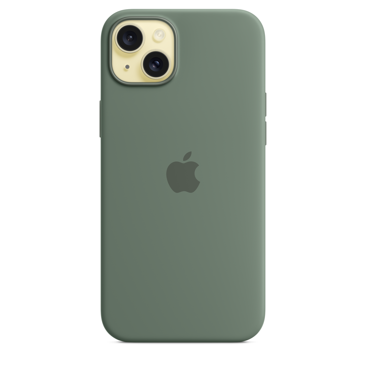 Funda de silicona con MagSafe para el iPhone 15 Plus - Ciprés - Macnificos