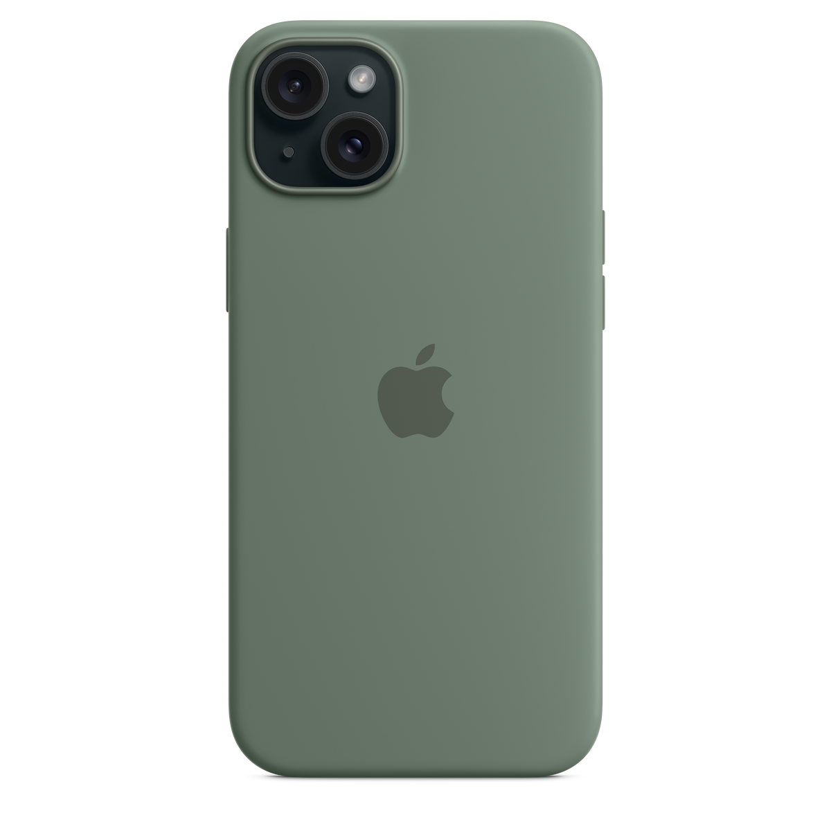 Funda de silicona con MagSafe para el iPhone 15 Plus - Ciprés - Macnificos