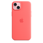 Funda de silicona con MagSafe para el iPhone 15 Plus - Guayaba - Macnificos